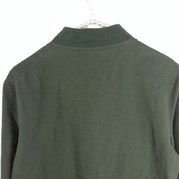 Paige Jacket Olive Green Military Jacket - Picture 6 of 7